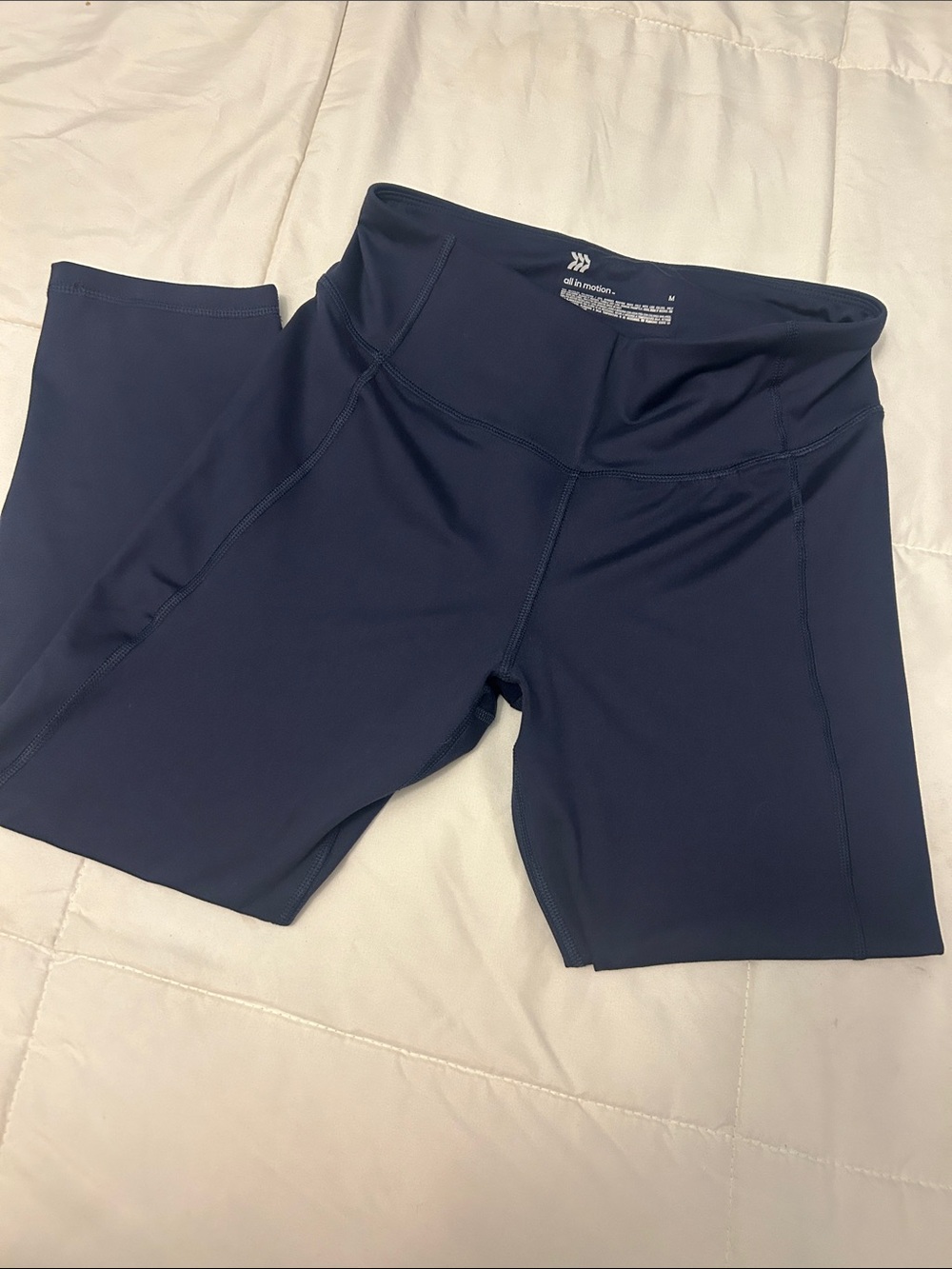 all in motion Women's Navy One-Piece Swim Shorts